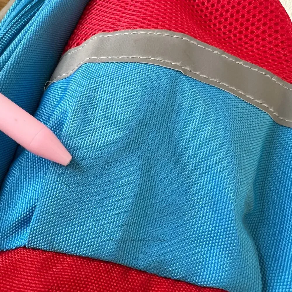 Kids Gaming Backpack Nintendo Switch Style Red Blue School Bag